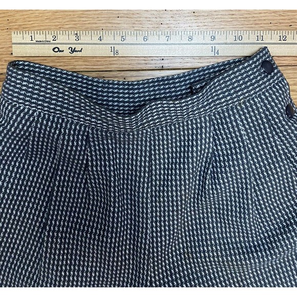 Vintage Chaus Pants Women's Size 6 Wool Blend Herringbone High Rise Trousers - Picture 8 of 16
